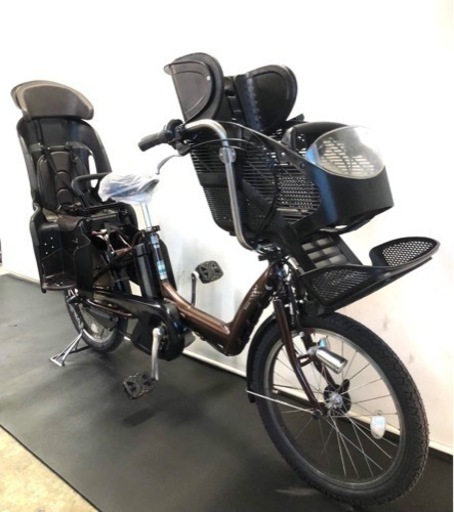 関東全域送料無料 保証付き 電動自転車　ブリヂストン　アンジェリーノ　20インチ　3人乗り 8.9ah 茶