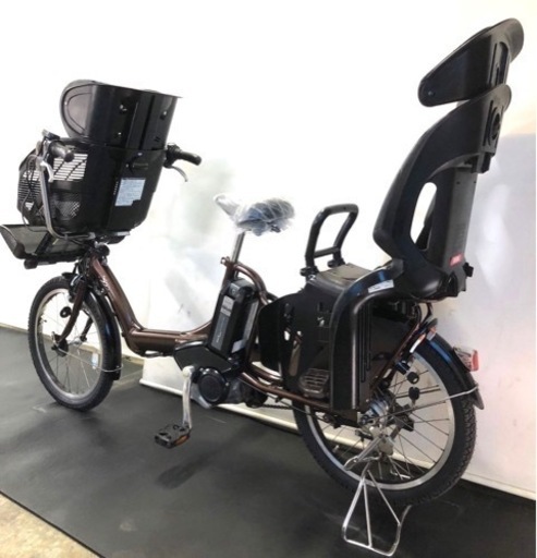 関東全域送料無料 保証付き 電動自転車　ブリヂストン　アンジェリーノ　20インチ　3人乗り 8.9ah 茶