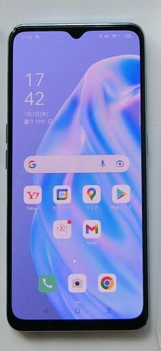 OPPO Reno 3A ホワイト 手帳型ケース付き シムフリー 美品