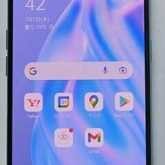 OPPO Reno 3A ホワイト 手帳型ケース付き シムフリー 美品