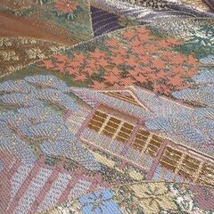 【袋帯】花菱 松 紅葉☆ 札幌市 豊平区 平岸の画像