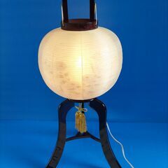 盆提灯 茶漆塗仕上大内行燈 蔦の里 玉雲作