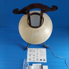 盆提灯 茶漆塗仕上大内行燈 蔦の里 玉雲作の画像
