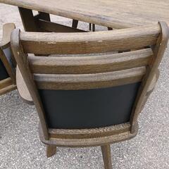 4人掛テーブルセット 回転チェアの画像