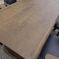 4人掛テーブルセット 回転チェアの画像