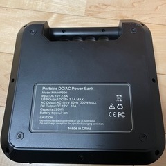 FLOUREON ポータブル電源 純正弦波 220WH/60000mah ジャンクの画像