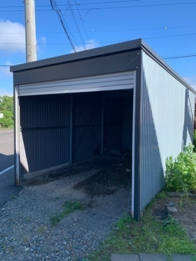 車庫シャッター高210センチ