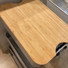 未開封品　アイリス　キッチンワゴン　グレー　ロースコグ風の画像