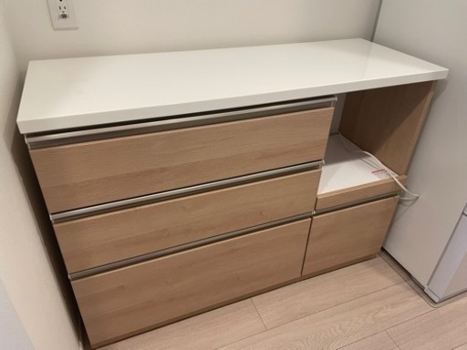 【購入後1年以内/ 定価37,000円】食器棚 キッチンカウンター 収納