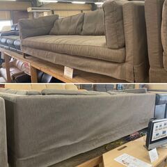 【愛品倶楽部柏店】Cassina interdecor キャスター付 ワイド３Ｐソファー の画像