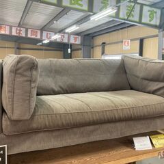 【愛品倶楽部柏店】値下げしました　Cassina interdecor/Cassina Ixc/カッシーナ キャスター付 ワイド２Ｐソファー ※ホツレ･日焼け有 の画像