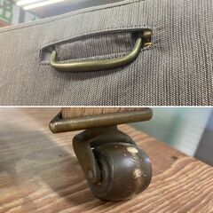 【愛品倶楽部柏店】値下げしました　Cassina interdecor/Cassina Ixc/カッシーナ キャスター付 ワイド２Ｐソファー ※ホツレ･日焼け有 の画像