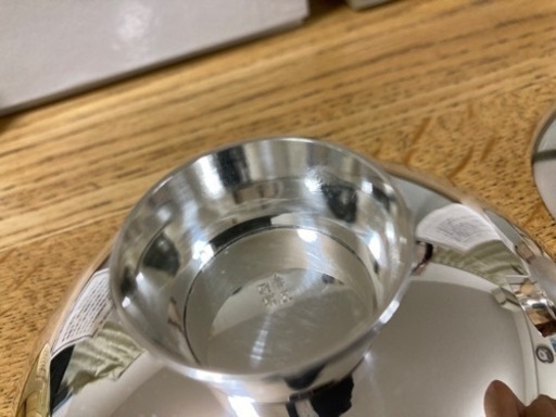 【銀杯4点】純銀237g（刻印あり・大阪府知事より・専用の木箱・紙箱・説明書付き）