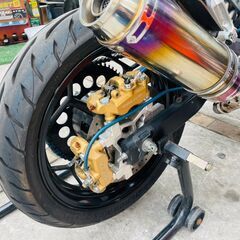 ★実動！ Z250SL スタント仕様！ 走行1.3万km ダブルキャリパー スタントケージ サブケージ 千葉 木更津から ローン可！ 配送可！の画像