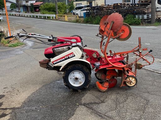 初期不良対応OK 現物確認歓迎 整備済 マルチ張機 平畝整形機 マルチャー ホンダ　5.5馬力　耕運機 F610