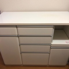 食器棚　カップボード　ホワイト　