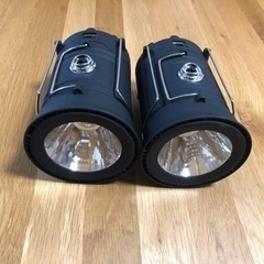 【新品】ランタン ２個セット 超高輝度 USB充電 ソーラー充電...