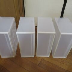 4点セット　無印良品 ポリプロピレンクローゼットケース・引出式 ...