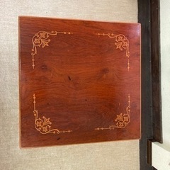 【合わせた椅子もあり】カフェテーブルの画像