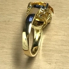 k18シトリンリング サイズ12