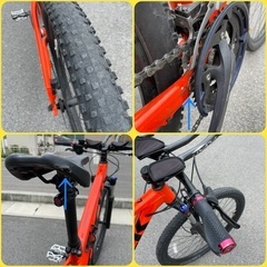 マウンテンバイク TREK MARLIN7 2019 オレンジ 29inch 改造多数 高速仕様 通勤快速仕様の画像