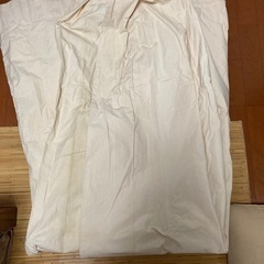 帆布カーテン2枚　中古
