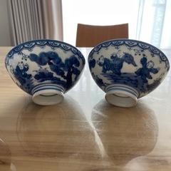 【美品です】小さめお茶碗5個組　磁器