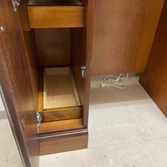 ★378 【ワケあり！・大幅値下げ中！】 karimoku カリモク 化粧台 鏡台 ドレッサー 現状渡し 【リサイクルマート鹿児島宇宿店】の画像