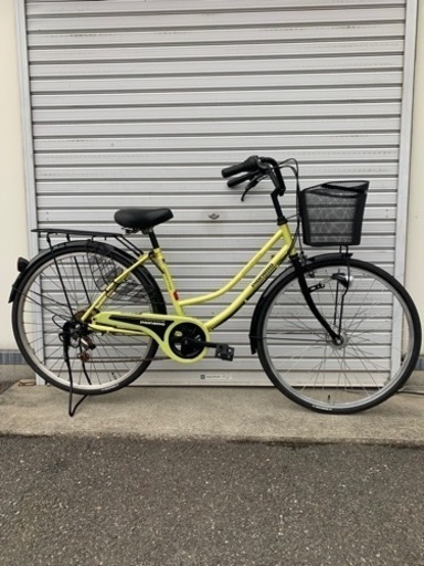 【売約済】26インチ　外装6段LEDオートライト軽快車　前後タイヤ良品！　防犯登録料込‼︎