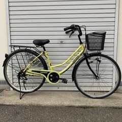 【売約済】26インチ　外装6段LEDオートライト軽快車　前後タイヤ良品！　防犯登録料込‼︎
