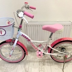 子供　キッズ　自転車　16インチ　補助輪有り