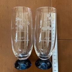 東京三菱銀行★ペアグラス　ミッキー＆ミニー