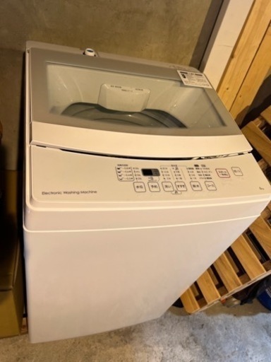 さらに値下げ！　ほぼ新品　ニトリ　6キロ　洗濯機　2回使用のみ