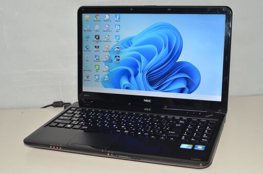 中古ノートパソコン 最新Windows11+office 大容量HDD750GB NEC LS550/C core i5/メモリー4GB/15.6インチ/DVDマルチ/HDMI/無線内蔵/テンキー