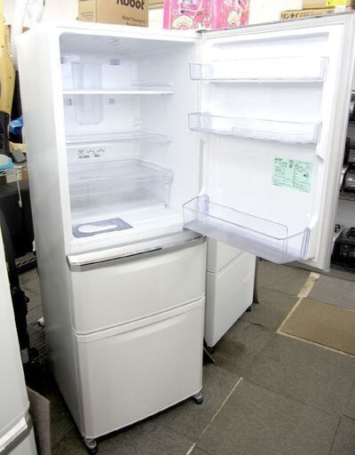 335L 3ドア冷蔵庫 三菱 2018年製 MR-C34C-W 自動製氷付き ホワイト 白  MITSUBISHI 札幌 北20条店