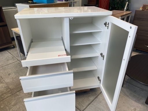 ニトリ ミドルレンジボード キュリー2 キッチンボード キッチンカウンター 中古 家具