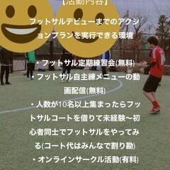 【フットサル未経験者集合！】はじめてのフットサル練習会7/22(金)19:00-20:00 新宿  - 新宿区