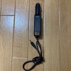 FMトランスミッター 2.4A充電対応 (ブラック)