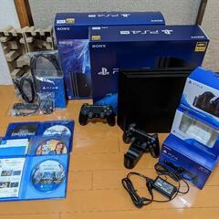 PS4 pro SSD1TB換装 コントローラ2つ 充電スタンド付