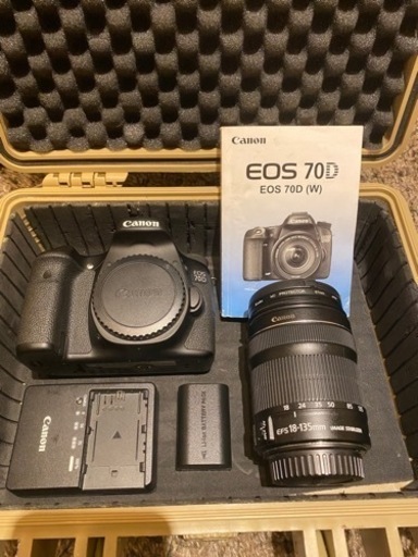 Canon EOS 70D ズームレンズSTM18-135mm オマケ付き