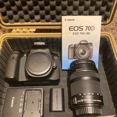 Canon EOS 70D ズームレンズSTM18-135mm オマケ付き