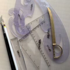 まんがの達人　定規・筆　１０点セット