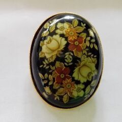 ブローチ　花柄