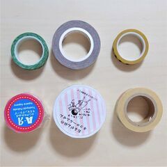 【取引中】マスキングテープ　6個セットの画像