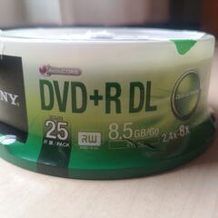 Sony DVD+R 8.5Gb デュアルレイヤースピンドル 25-25DPR85SP の画像