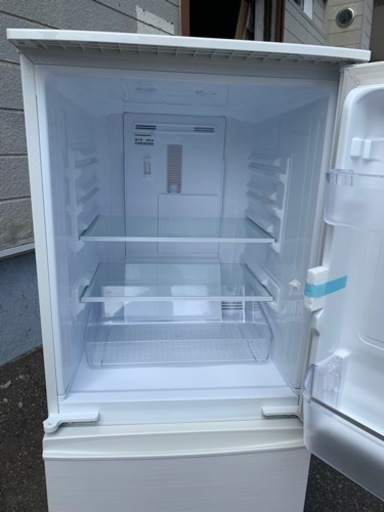 札幌市内配送無料 美品 20年製 SHARP シャープ 137L 2ドア冷凍冷蔵庫 SJ-D14F つけかえどっちもドア