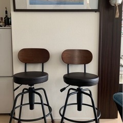 (受け渡し先決定済み))カウンターチェアの画像