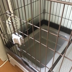 トイレ付きキャットケージの画像