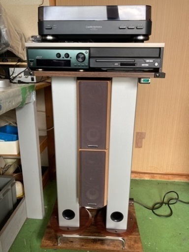 自作オーディオシステム レコード CD DVD USB ラジオなど