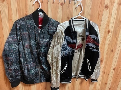 スカジャンと柄物のMA1 購入時総額4万越え